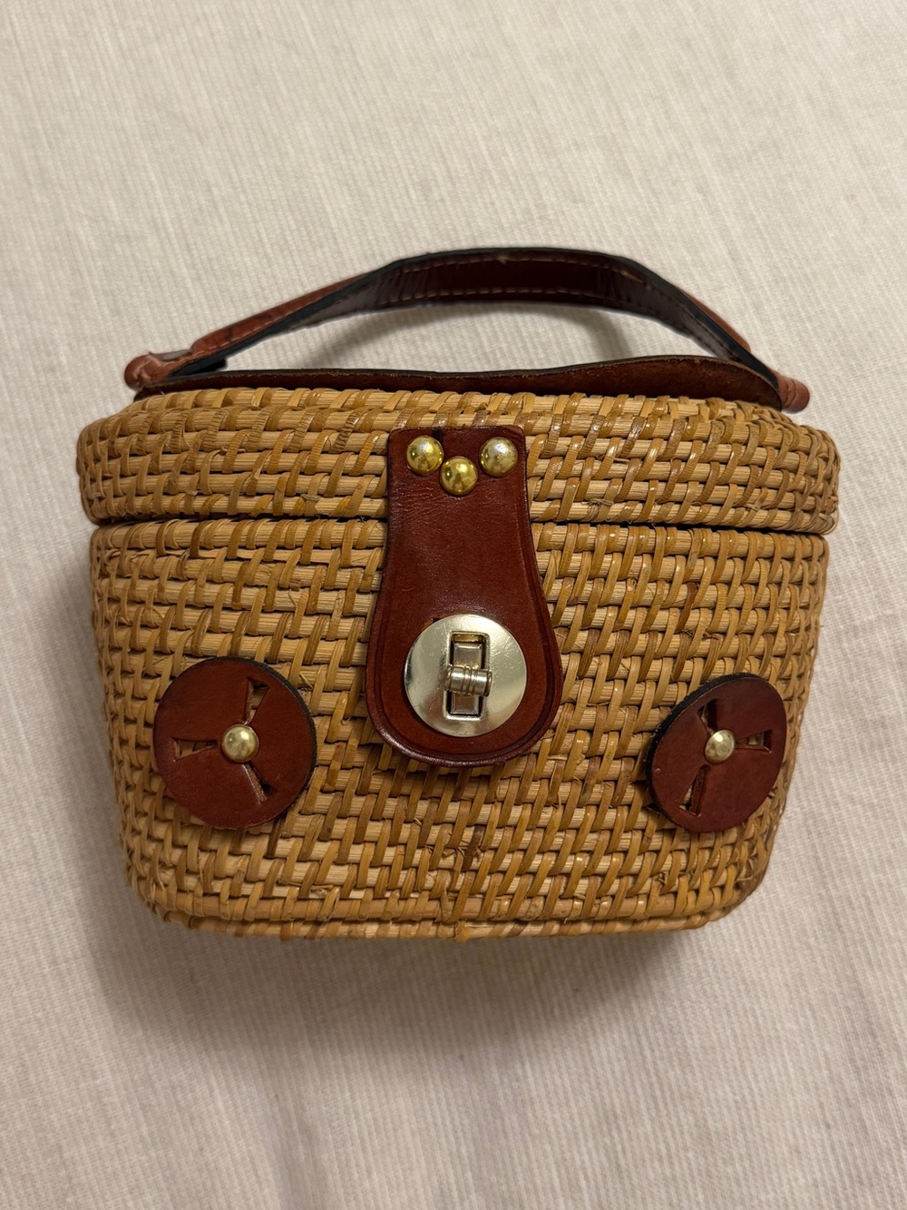 Vintage Basket Bag